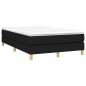 vidaXL Giroletto senza Materasso Nero 120x200 cm Tessuto