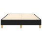 vidaXL Giroletto senza Materasso Nero 120x200 cm Tessuto