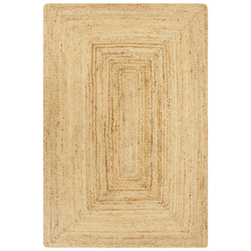 vidaXL Tappeto Artigianale in Juta Naturale 120x180 cm
