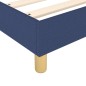 vidaXL Giroletto senza Materasso Blu 140x200 cm in Tessuto vidaXL Giroletto senza Materasso Blu 140x200 cm in Tessuto