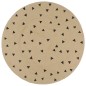 Tappeto Lavorato a Mano in Juta con Stampa a Triangoli 120 cm Tappeto Lavorato a Mano in Juta con Stampa a Triangoli 120 cm