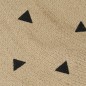 Tappeto Lavorato a Mano in Juta con Stampa a Triangoli 120 cm Tappeto Lavorato a Mano in Juta con Stampa a Triangoli 120 cm