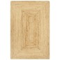 vidaXL Tappeto Artigianale in Juta Naturale 160x230 cm