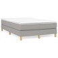 vidaXL Giroletto senza Materasso Grigio Chiaro 120x200 cm Tessuto vidaXL Giroletto senza Materasso Grigio Chiaro 120x200 cm Tessuto