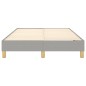 vidaXL Giroletto senza Materasso Grigio Chiaro 120x200 cm Tessuto vidaXL Giroletto senza Materasso Grigio Chiaro 120x200 cm Tessuto