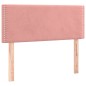 vidaXL Giroletto a Molle con Materasso Rosa 80x200 cm in Velluto