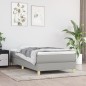 Giroletto a Molle Grigio Chiaro 90x200 cm in Tessuto Giroletto a Molle Grigio Chiaro 90x200 cm in Tessuto