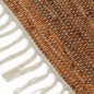 Tappeto Chindi Artigianale Pelle 190x280 cm Grigio Chiaro Tanno Tappeto Chindi Artigianale Pelle 190x280 cm Grigio Chiaro Tanno