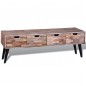 Armadietto consolle TV con 4 cassetti in legno anticato di teak Armadietto consolle TV con 4 cassetti in legno anticato di teak