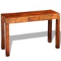 Tavolo Consolle con 3 Cassetti 80 cm Legno Massello di Sheesham Tavolo Consolle con 3 Cassetti 80 cm Legno Massello di Sheesham