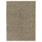Tappeto Chindi Tessuto a Mano Pelle e Cotone 160x230 cm Nero Tappeto Chindi Tessuto a Mano Pelle e Cotone 160x230 cm Nero
