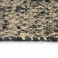 Tappeto Chindi Tessuto a Mano Pelle e Cotone 160x230 cm Nero Tappeto Chindi Tessuto a Mano Pelle e Cotone 160x230 cm Nero