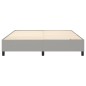Giroletto a Molle Grigio Chiaro 180x200 cm in Tessuto Giroletto a Molle Grigio Chiaro 180x200 cm in Tessuto
