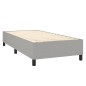 vidaXL Giroletto senza Materasso Grigio Chiaro 90x190 cm Tessuto vidaXL Giroletto senza Materasso Grigio Chiaro 90x190 cm Tessuto