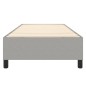 vidaXL Giroletto senza Materasso Grigio Chiaro 90x190 cm Tessuto vidaXL Giroletto senza Materasso Grigio Chiaro 90x190 cm Tessuto