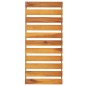 Scaffale Pieghevole 3 Ripiani 70x31x63 cm Legno Massello Acacia