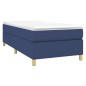 Giroletto a Molle Blu 90x190 cm in Tessuto