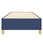 Giroletto a Molle Blu 90x190 cm in Tessuto