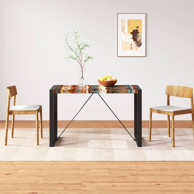 Tavolo da Pranzo in Legno Massello Anticato 120cm Tavolo da Pranzo in Legno Massello Anticato 120cm