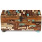 Tavolino da Caffè Baule Legno Massello di Recupero 80x40x35 cm Tavolino da Caffè Baule Legno Massello di Recupero 80x40x35 cm