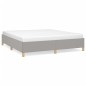 vidaXL Giroletto senza Materasso Grigio Chiaro 180x200 cm Tessuto vidaXL Giroletto senza Materasso Grigio Chiaro 180x200 cm Tessuto