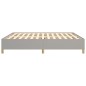 vidaXL Giroletto senza Materasso Grigio Chiaro 180x200 cm Tessuto vidaXL Giroletto senza Materasso Grigio Chiaro 180x200 cm Tessuto