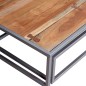 Set Tavolini da Caffè 2 Pezzi in Legno Massello di Acacia Set Tavolini da Caffè 2 Pezzi in Legno Massello di Acacia