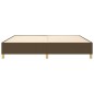 Giroletto a Molle Marrone Scuro 200x200 cm in Tessuto Giroletto a Molle Marrone Scuro 200x200 cm in Tessuto