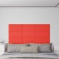 Pannelli Murali 12 pz Rossi 60x30 cm Similpelle 2,16 m² Pannelli Murali 12 pz Rossi 60x30 cm Similpelle 2,16 m²