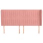 vidaXL Testiera ad Orecchio Rosa 183x23x118/128 cm in Velluto vidaXL Testiera ad Orecchio Rosa 183x23x118/128 cm in Velluto