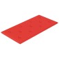 Pannelli Murali 12 pz Rossi 60x30 cm Similpelle 2,16 m² Pannelli Murali 12 pz Rossi 60x30 cm Similpelle 2,16 m²