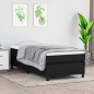 vidaXL Giroletto senza Materasso Nero 80x200 cm Tessuto vidaXL Giroletto senza Materasso Nero 80x200 cm Tessuto
