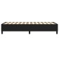 vidaXL Giroletto senza Materasso Nero 80x200 cm Tessuto vidaXL Giroletto senza Materasso Nero 80x200 cm Tessuto