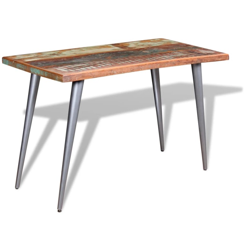 Tavolo da Pranzo in Legno Massello Anticato 120x60x76 cm Tavolo da Pranzo in Legno Massello Anticato 120x60x76 cm