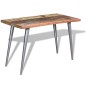 Tavolo da Pranzo in Legno Massello Anticato 120x60x76 cm Tavolo da Pranzo in Legno Massello Anticato 120x60x76 cm