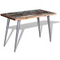 Tavolo da Pranzo in Legno Massello Anticato 120x60x76 cm Tavolo da Pranzo in Legno Massello Anticato 120x60x76 cm