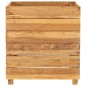 Fioriera 50x40x55 cm in Legno Massello di Teak e Acciaio Fioriera 50x40x55 cm in Legno Massello di Teak e Acciaio