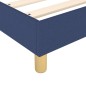 Giroletto a Molle Blu 120x200 cm in Tessuto Giroletto a Molle Blu 120x200 cm in Tessuto