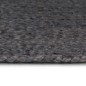 Tappeto Lavorato a Mano in Juta Rotondo 120 cm Grigio Scuro Tappeto Lavorato a Mano in Juta Rotondo 120 cm Grigio Scuro