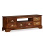 Mobile Porta TV 40x30x50 cm in Legno Massello di Sheesham Mobile Porta TV 40x30x50 cm in Legno Massello di Sheesham