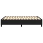 Giroletto a Molle Nero 140x190 cm in Tessuto Giroletto a Molle Nero 140x190 cm in Tessuto
