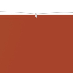 Paravento Verticale Terracotta 60x360 cm in Tessuto Oxford