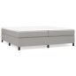 Giroletto a Molle Grigio Chiaro 200x200 cm in Tessuto Giroletto a Molle Grigio Chiaro 200x200 cm in Tessuto