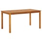 Tavolo da Giardino 140x80x74 cm in Legno Massello di Acacia Tavolo da Giardino 140x80x74 cm in Legno Massello di Acacia