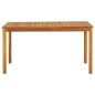 Tavolo da Giardino 140x80x74 cm in Legno Massello di Acacia Tavolo da Giardino 140x80x74 cm in Legno Massello di Acacia