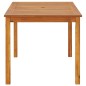 Tavolo da Giardino 140x80x74 cm in Legno Massello di Acacia Tavolo da Giardino 140x80x74 cm in Legno Massello di Acacia
