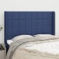 Testiera ad Orecchio Blu 147x16x118/128 cm in Tessuto Testiera ad Orecchio Blu 147x16x118/128 cm in Tessuto