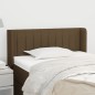 Testiera ad Orecchio Marrone Scuro 93x16x78/88 cm in Tessuto Testiera ad Orecchio Marrone Scuro 93x16x78/88 cm in Tessuto