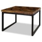 Tavolino da Caffè in Legno di Teak e Resina 60x60x40 cm Tavolino da Caffè in Legno di Teak e Resina 60x60x40 cm