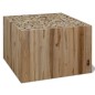 vidaXL Tavolino da Salotto in Legno di Teak Autentico 50x50x35 cm vidaXL Tavolino da Salotto in Legno di Teak Autentico 50x50x35 cm